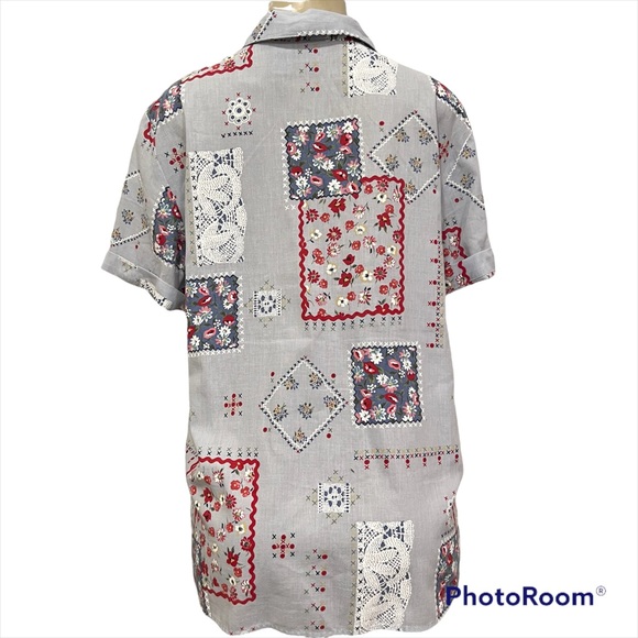 Vintage pattern top - Picture 2 of 4